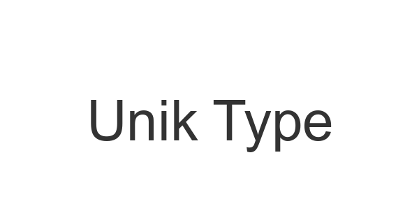 Unik Type font thumb